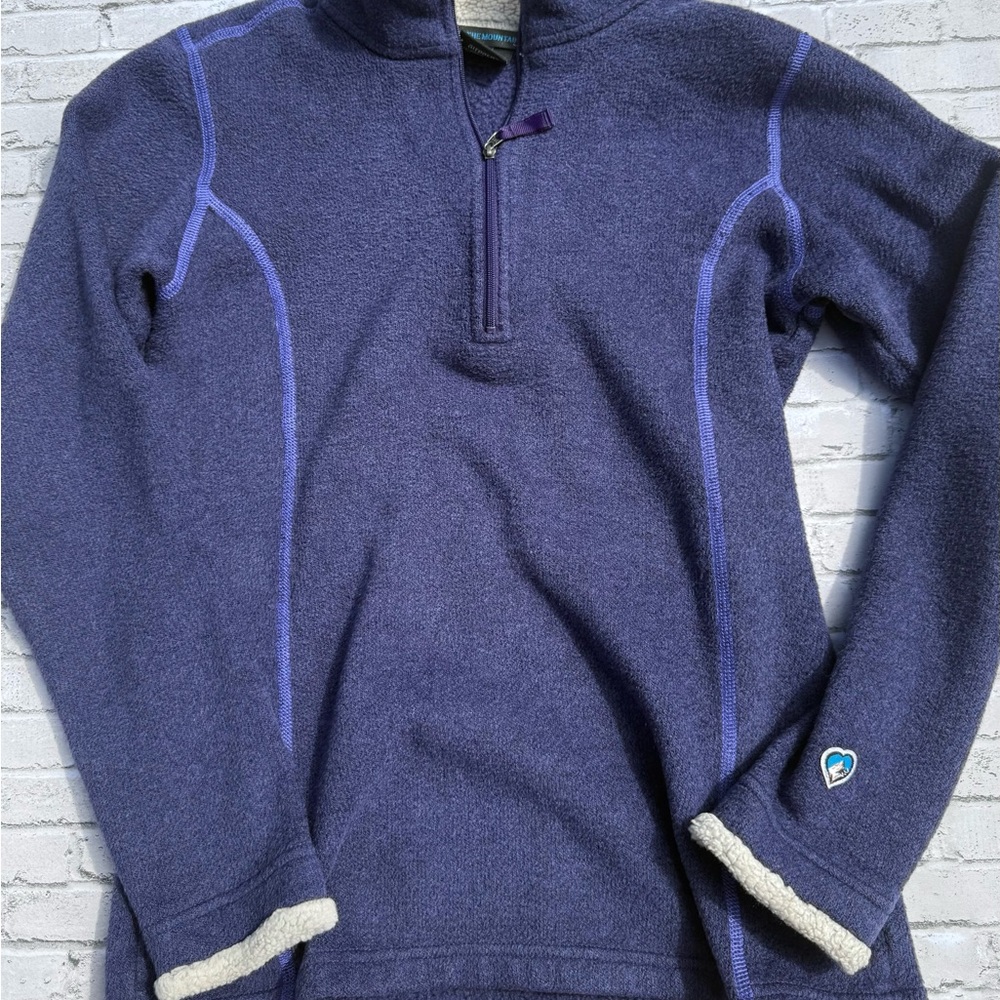 Kuhl Purple Cowl Neck Jacket with Turtleneck Design